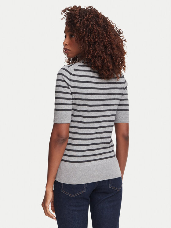 Tommy Hilfiger Tommy Hilfiger Megztinis WW0WW49705 Tamsiai pilka Slim Fit