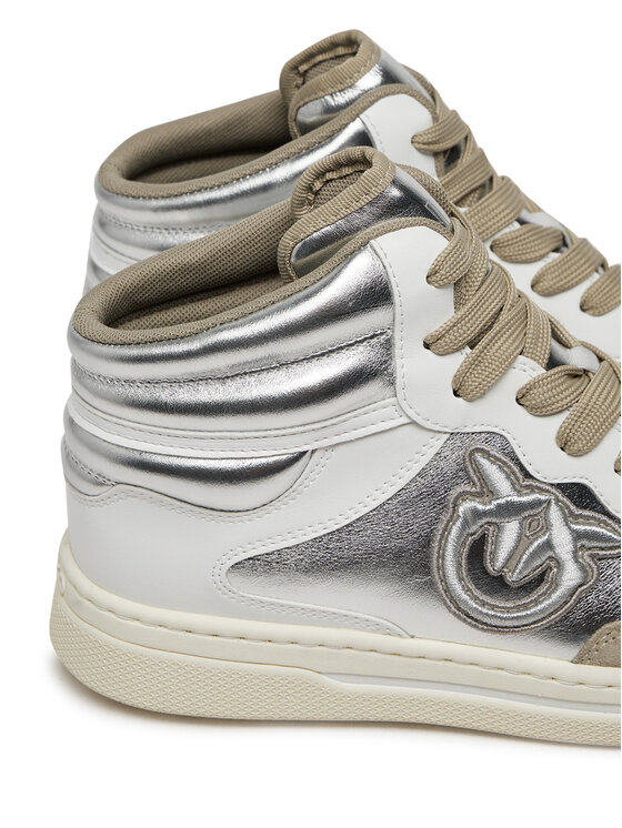 PINKO PINKO Sneakersy Mandy 02 SS0051 P040 Srebrny