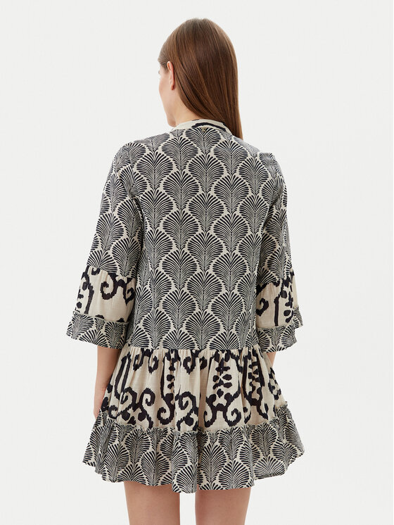 LOLA CASADEMUNT LOLA CASADEMUNT Nyári ruha LS2516069 Fekete Regular Fit