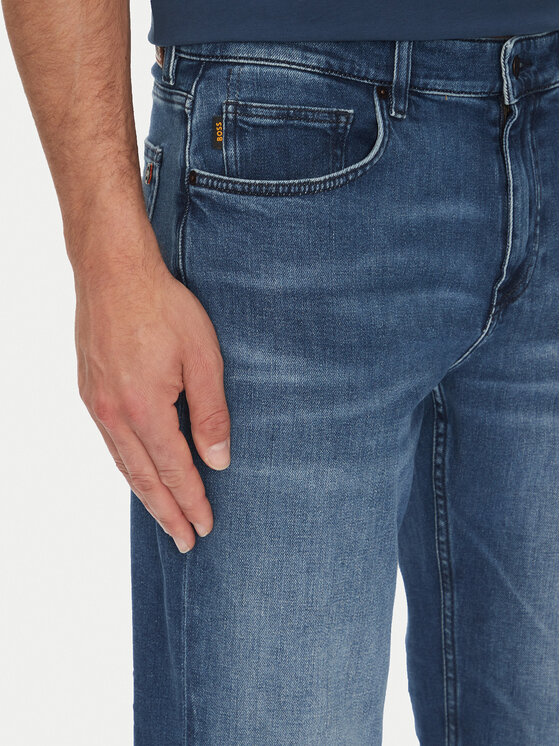 BOSS BOSS Džínsy Troy Bo 50544652 Modrá Straight Fit