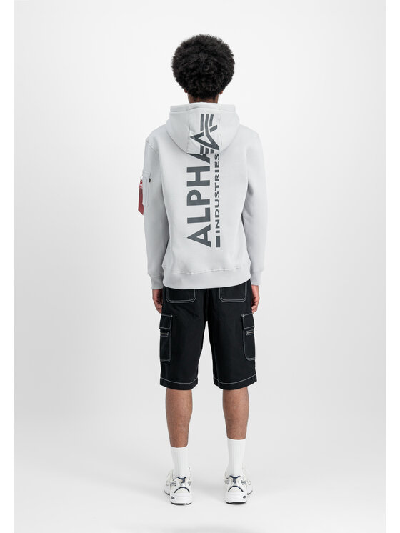 Alpha Industries Alpha Industries Mikina AI.178318-666-XL Sivá Regular Fit