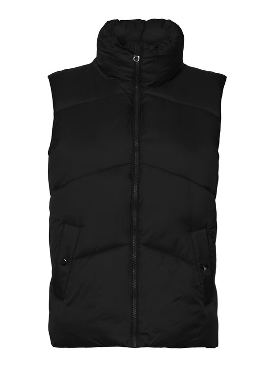 Vero Moda Vero Moda Αμάνικο Μπουφάν Uppsala 10281432 Μαύρο Regular Fit