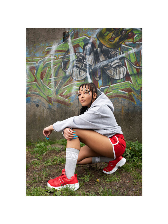 Zooksy Zooksy Skarpety wysokie unisex Nineties Szary