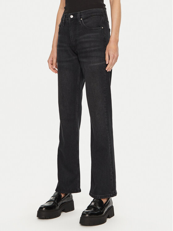 Calvin Klein Jeans Calvin Klein Jeans Traperice Authentic J20J224024 Crna Bootcut Fit