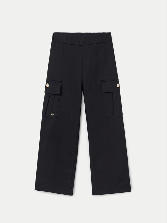 Mayoral Pantaloni din material 7551 Negru Regular Fit