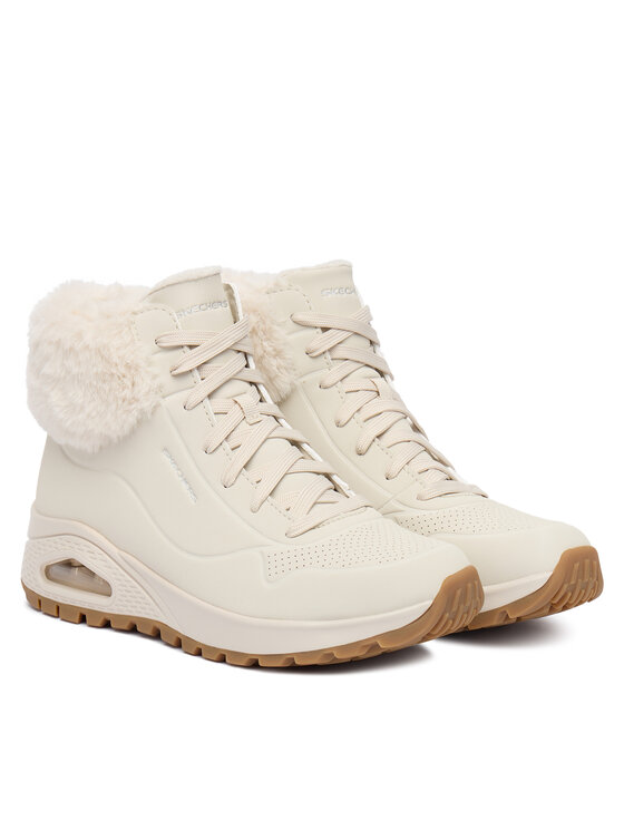 Skechers Skechers Čizme Uno Rugged 167274/OFWT Écru