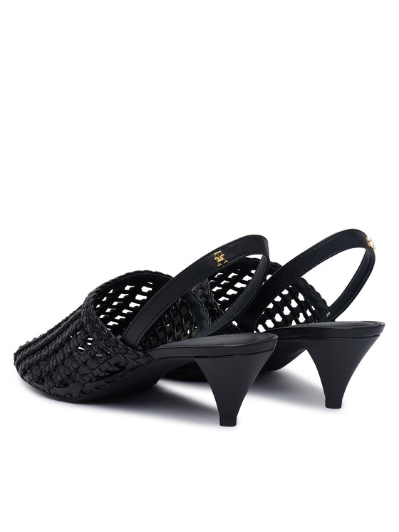 Tommy Hilfiger Tommy Hilfiger Pantofi pumps Pointed Toe FW0FW09213 Negru