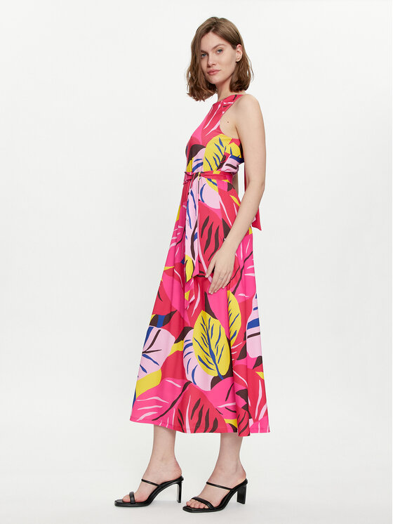 Marella Marella Sukienka codzienna Eracle 2413621054 Różowy Regular Fit