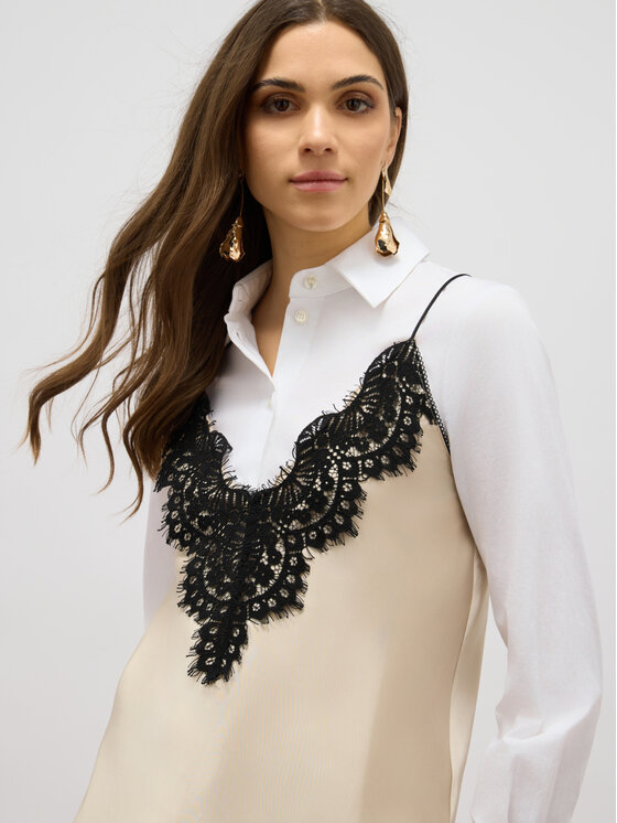 Oltre Oltre Camicia 5122R003030N011 Bianco Regular Fit