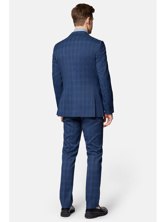 Lancerto Lancerto Garnitur Ramalio GA073124000006 Granatowy Slim Fit
