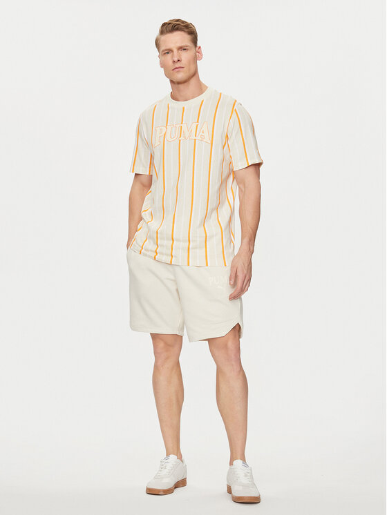 Puma Puma T-krekls Squad 678973 Écru Regular Fit