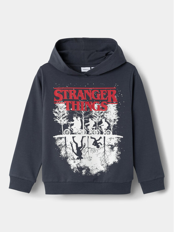 NAME IT Bluză STRANGER THINGS 13227984 Bleumarin Regular Fit