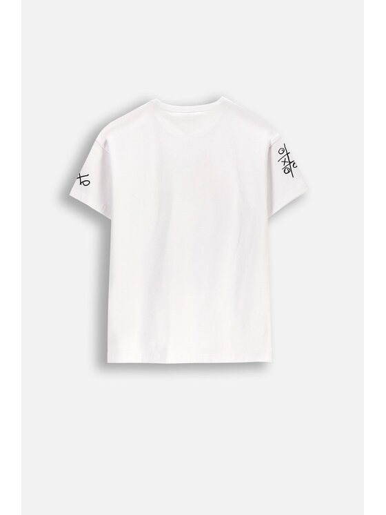 Coccodrillo Coccodrillo T-Shirt WC5143201RGJ-001 Biały Regular Fit