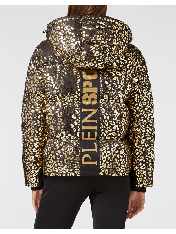 Plein Sport Plein Sport Vatovaná bunda 267 Zlatá Regular Fit