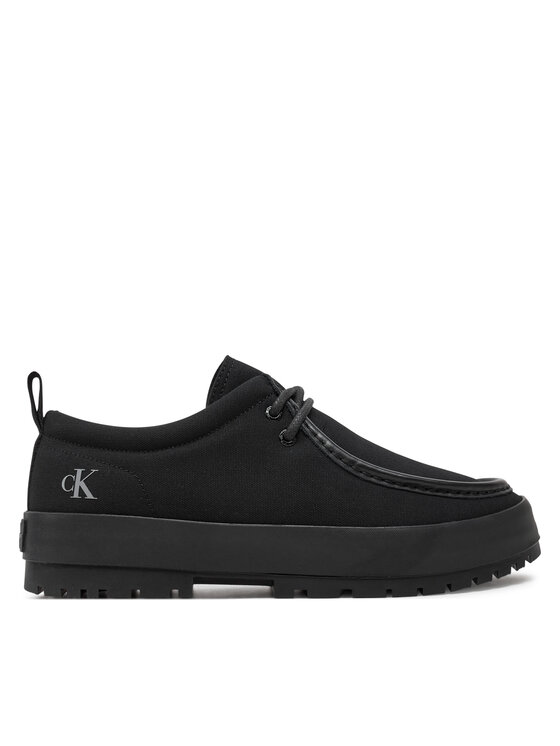 Mocasini Calvin Klein Jeans Lugged Hybrid Apron Laceup C In YM0YM01140 Negru