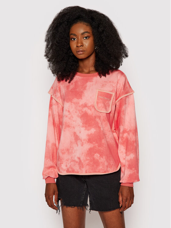 Felpa Vented Fleece Crew 10021452-A01 Rosa