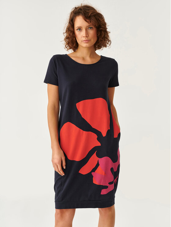 TATUUM Tatuum Kootud kleit Koka 1 T2330.204 Tumesinine Regular Fit