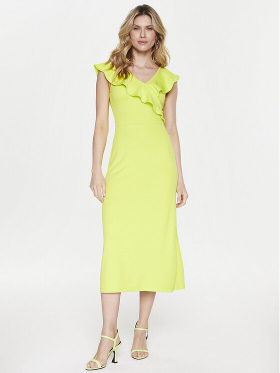Silvian Heach Silvian Heach Rochie de zi GPP23299VE Galben Regular Fit