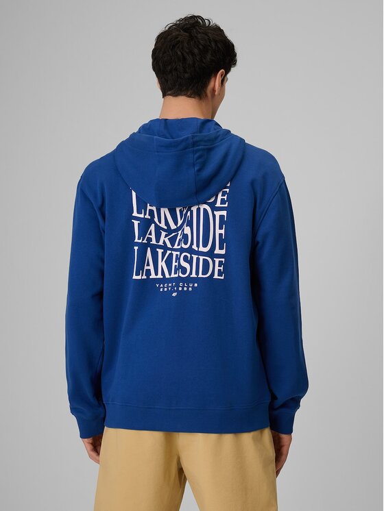 4F 4F Bluza LAKESIDE ESCAPE Niebieski Regular Fit