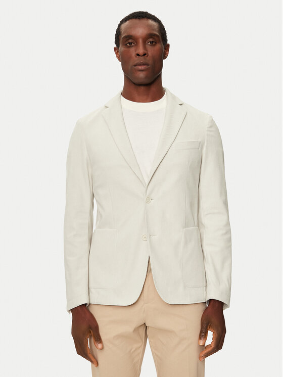 BOSS Boss Sacou P-Hanry 50527909 Écru Slim Fit