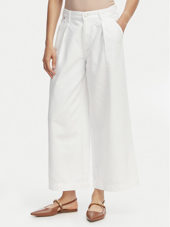 JOOP! Blugi Enrica-C 30102760 Alb Wide Leg