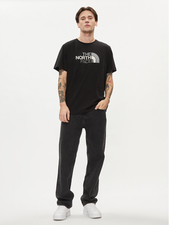 The North Face The North Face Tricou Easy NF0A87N5 Negru Regular Fit