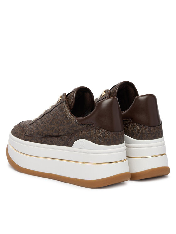 MICHAEL Michael Kors MICHAEL Michael Kors Sneakersy Hayes 43S5HYFS2B Brązowy
