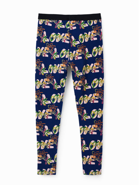 Desigual Desigual Leggings 23SGKK03 Sötétkék Slim Fit