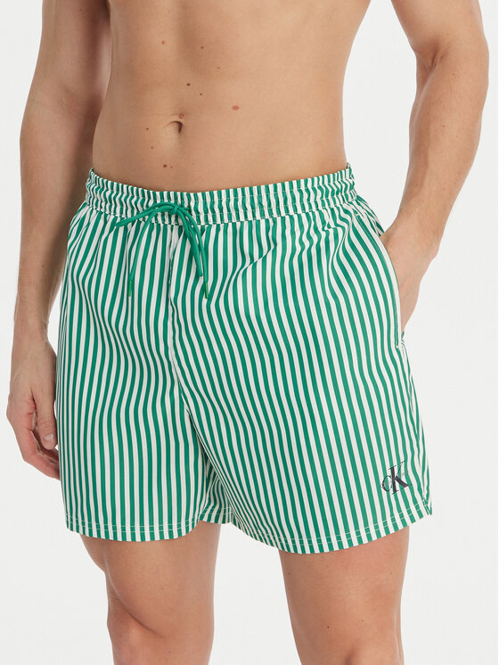 Calvin Klein Swimwear Calvin Klein Swimwear Plavecké šortky LV00N61045 Zelená
