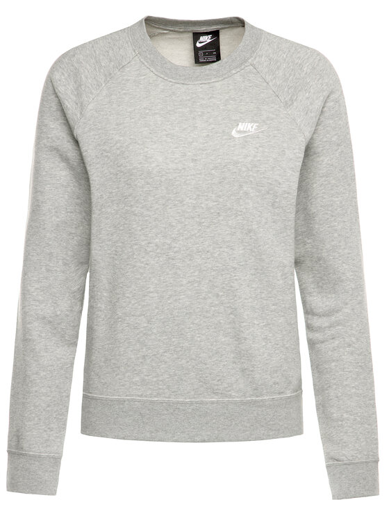 Nike Nike Bluza Essential Crew BV4110 Szary Regular Fit
