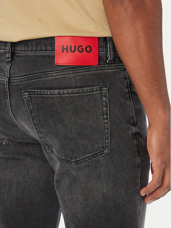 HUGO HUGO Jeansy HUGO 634 50561473 Szary ciemny Tapered Fit
