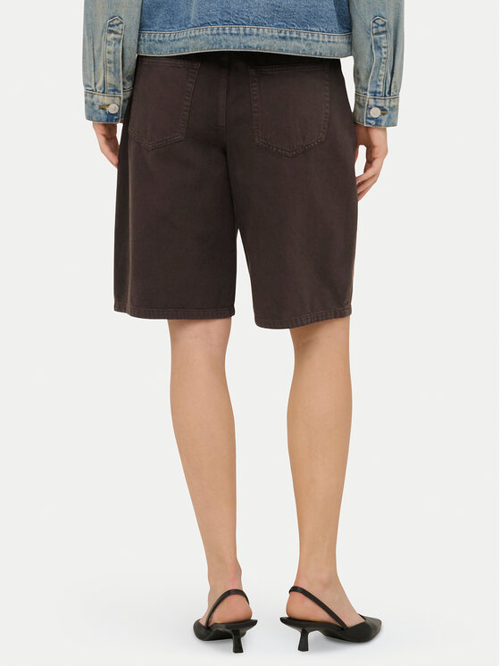 ONLY ONLY Bermudy Mate 15374734 Hnědá Loose Fit