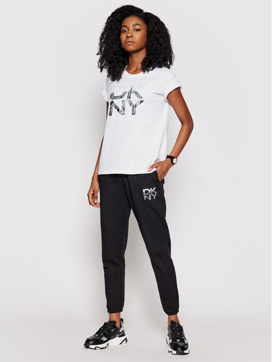 T-shirt DP1T8009 Bianco Regular Fit