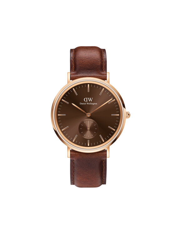 Daniel Wellington Hodinky Classic Multi-Eye St Maves Amber DW00100707 Hnedá