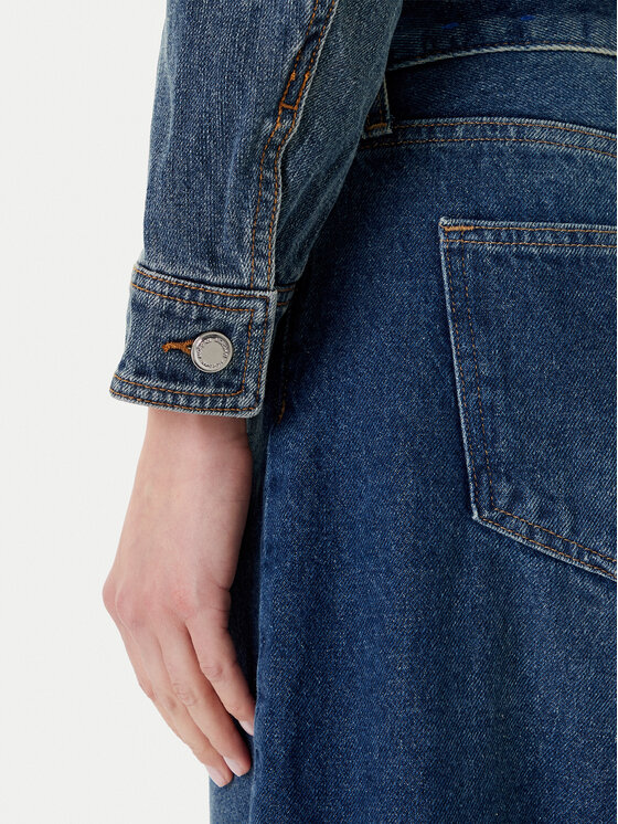 Morgan Morgan Kurtka jeansowa 252-GPERF Granatowy Regular Fit