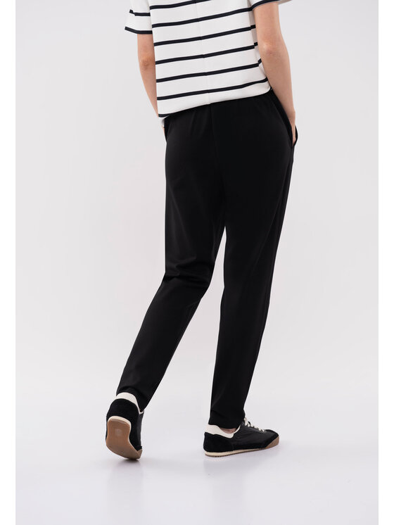 Volcano Volcano Spodnie dresowe N-JENIS Czarny Regular Fit