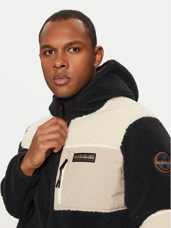 Napapijri Napapijri Fleecejacke Yupik NP0A4GNS Schwarz Regular Fit