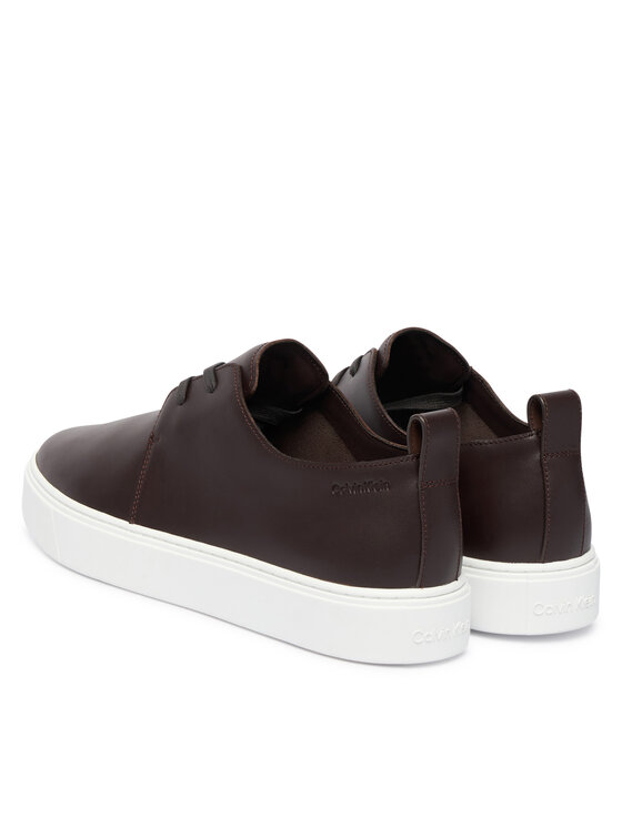 Calvin Klein Calvin Klein Sneakersy Hybrid Clean Cup Derby Lth HM0HM02011 Bordowy