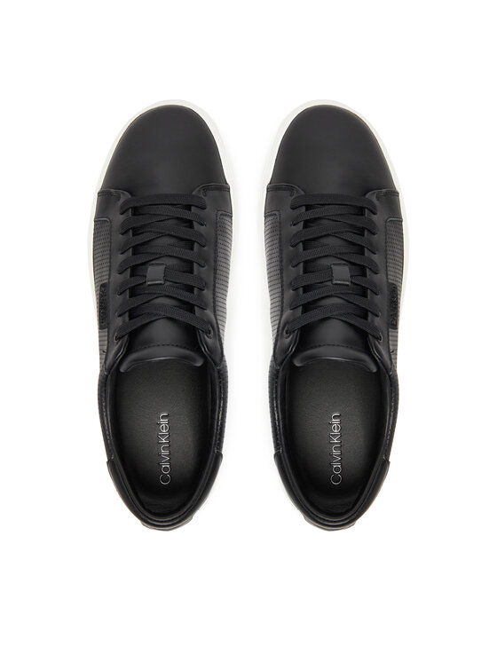 Calvin Klein Calvin Klein Αθλητικά Clean Cup Low Laceup Perf Lth HM0HM01870 Μαύρο