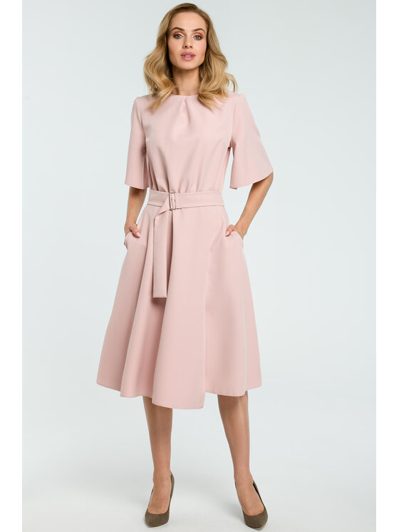 Made of Emotion Made of Emotion Abito da cocktail M396 Rosa A-Line Fit