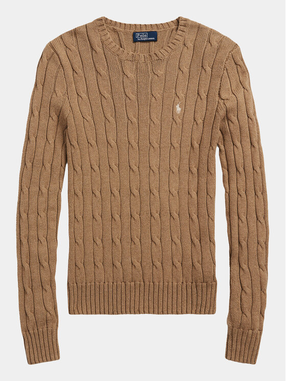 Polo Ralph Lauren Polo Ralph Lauren Sveter Julianna 211943903002 Hnedá Regular Fit