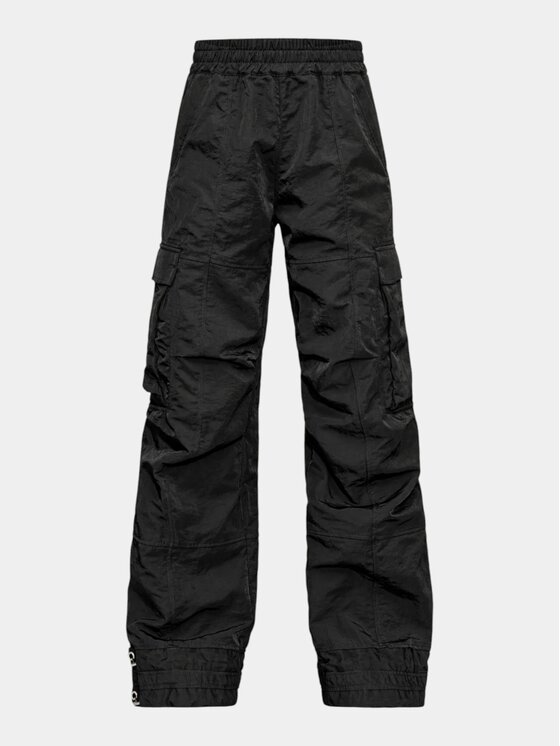MADE BY SOCIETY MADE BY SOCIETY Spodnie materiałowe Wildo - P27805 Czarny Basic Fit