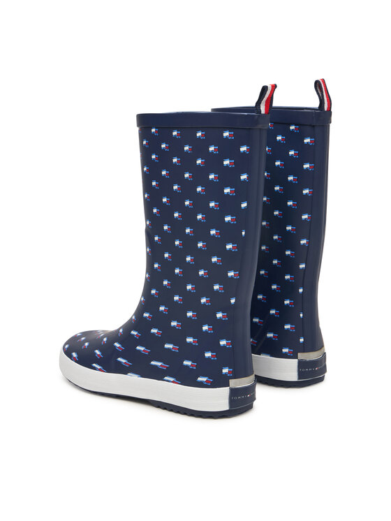 Tommy Hilfiger Tommy Hilfiger Gumene čizme Rain Boot T3XC-33922-1846 D Tamnoplava