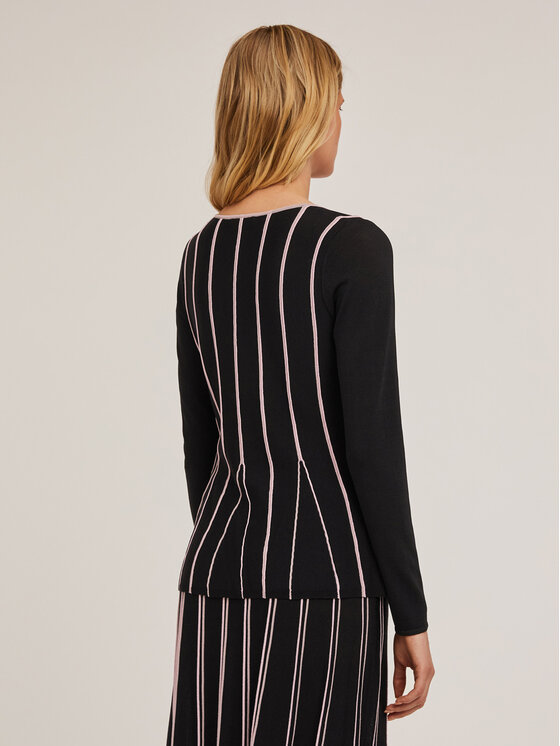 Motivi Motivi Cardigan M160W003195N0R6 Nero Flared Fit