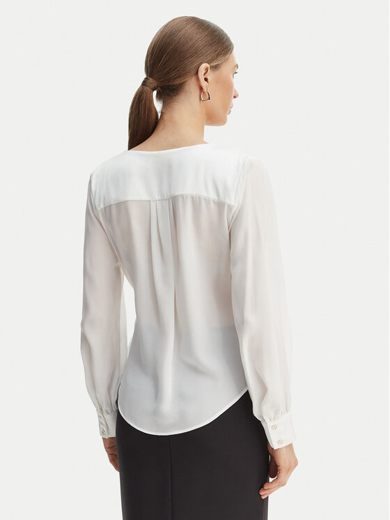 Rinascimento Rinascimento Koszula CFC0127578003 Biały Regular Fit
