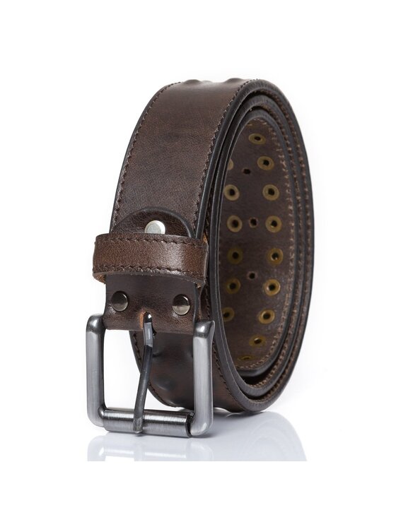 Mustang Mustang Pasek Męski BELT Brązowy