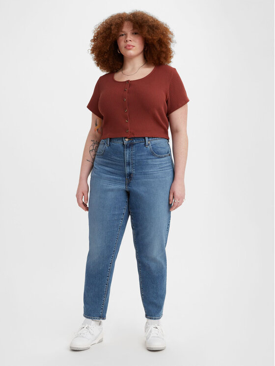 Levi's Džínsy A0987-0008 Modrá Mom Fit