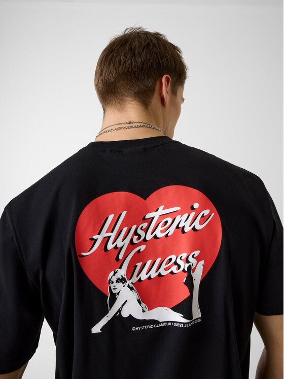 Guess Jeans Guess Jeans T-Shirt 182489 Černá Classic Fit