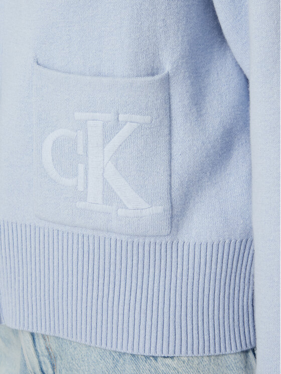 Calvin Klein Jeans Calvin Klein Jeans Ζακέτα LV044H327G Ανοιχτό μπλε Regular Fit