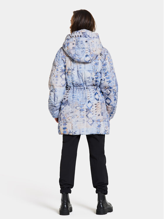 Didriksons Didriksons Parka Sia Aop Wns Parka 504810 Kék Standard Fit